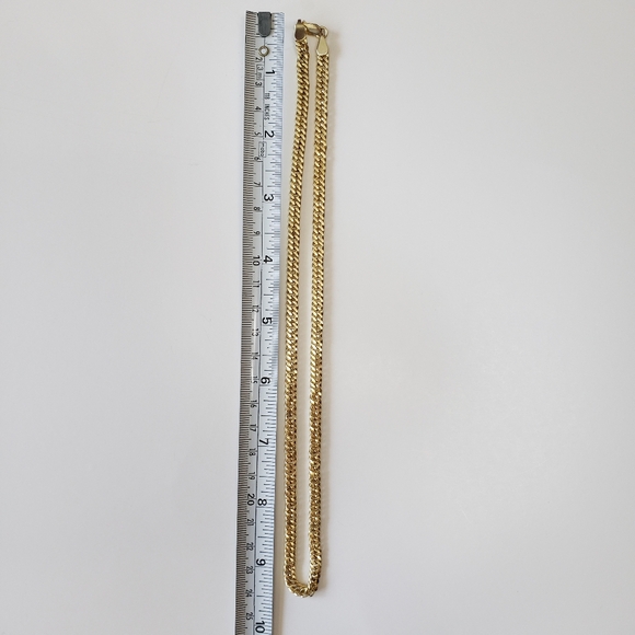 Gold tone 925 sterling silver Chain Necklace - Picture 8 of 11